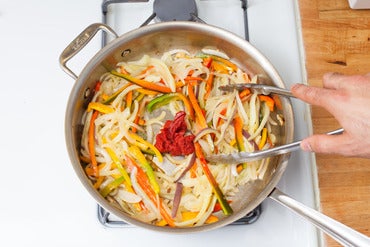 Make the peperonata: