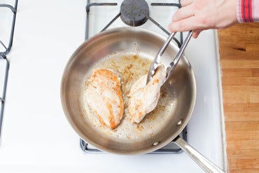 Cook the chicken: