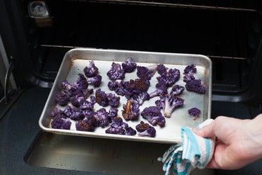 Roast the cauliflower: