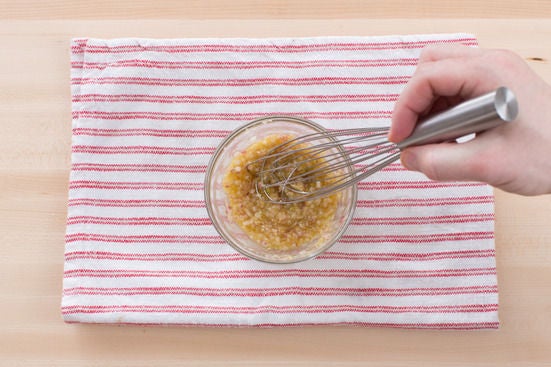 Make the dressing & plate your dish: