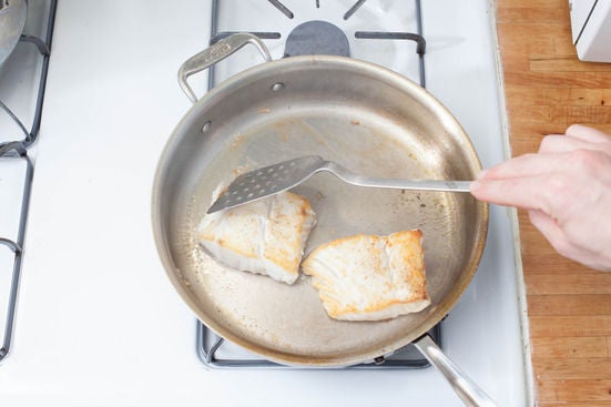 Cook the fish: