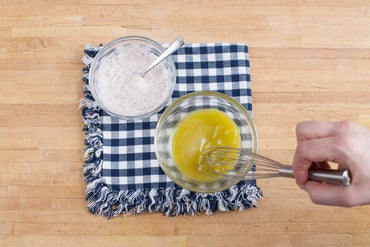 Make the sumac mayonnaise & vinaigrette: