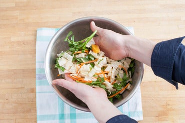 Make the salad: