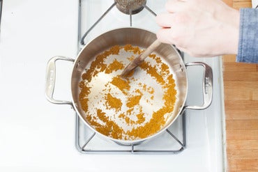 Toast the spices: