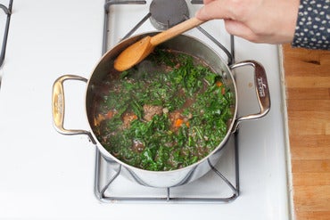 Finish the soup: