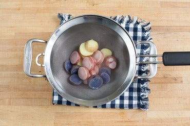 Cook the potatoes: