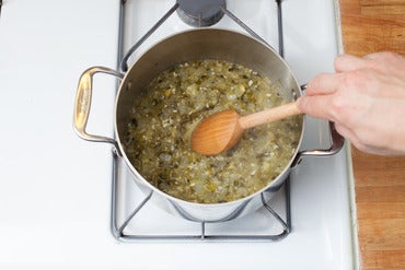 Make the salsa verde: