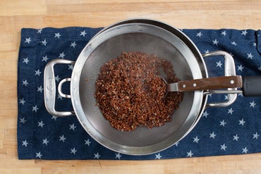 Cook the quinoa: