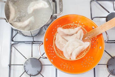 Cook the dumplings: