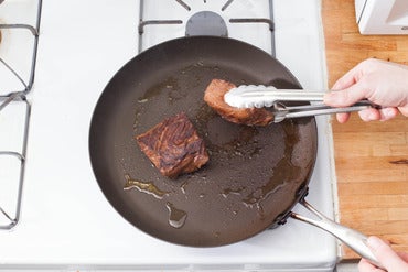 Cook the steak: