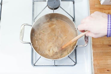 Finish the soup: