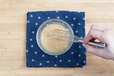 Make the vinaigrette: