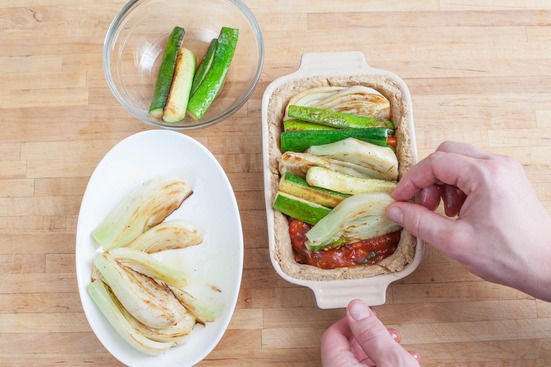 Assemble the tart:
