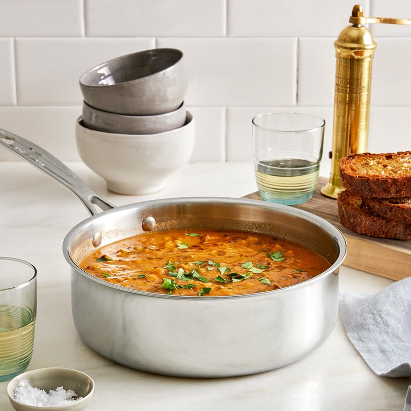 USA Pan Stainless Steel Medium Saucepan Blue Apron