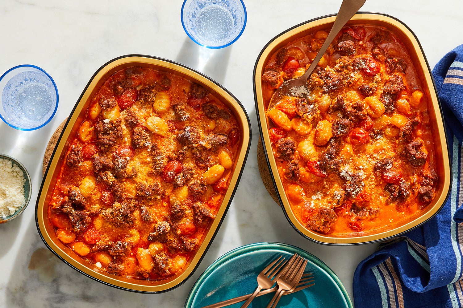 Recipe Chorizo & Creamy Tomato Gnocchi with Parmesan Blue Apron