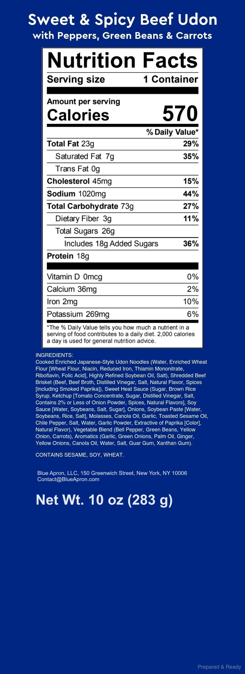 Recipe Sweet & Spicy Beef Udon with Peppers, Green Beans & Carrots