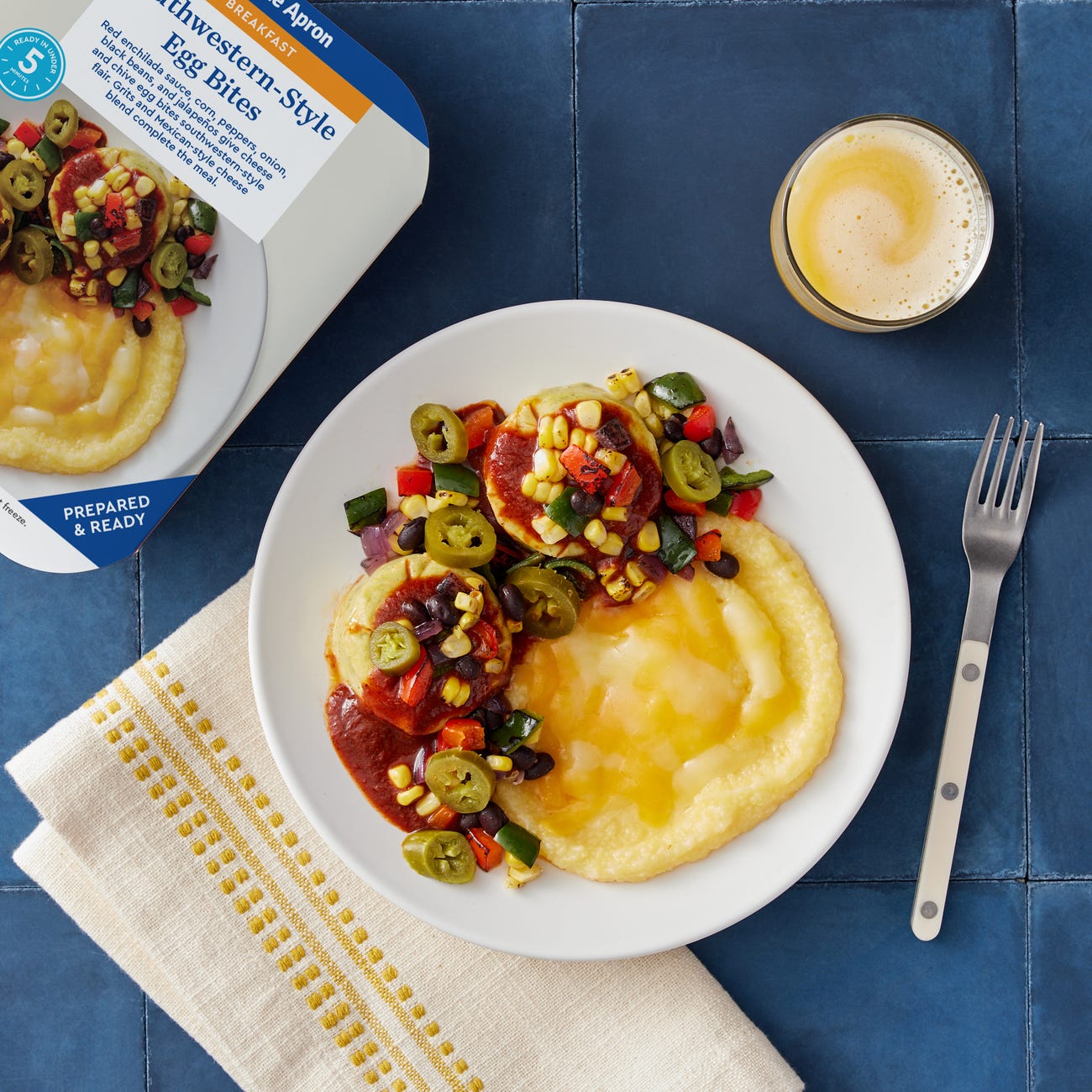 Recipe SouthwesternStyle Egg Bites with Grits Blue Apron