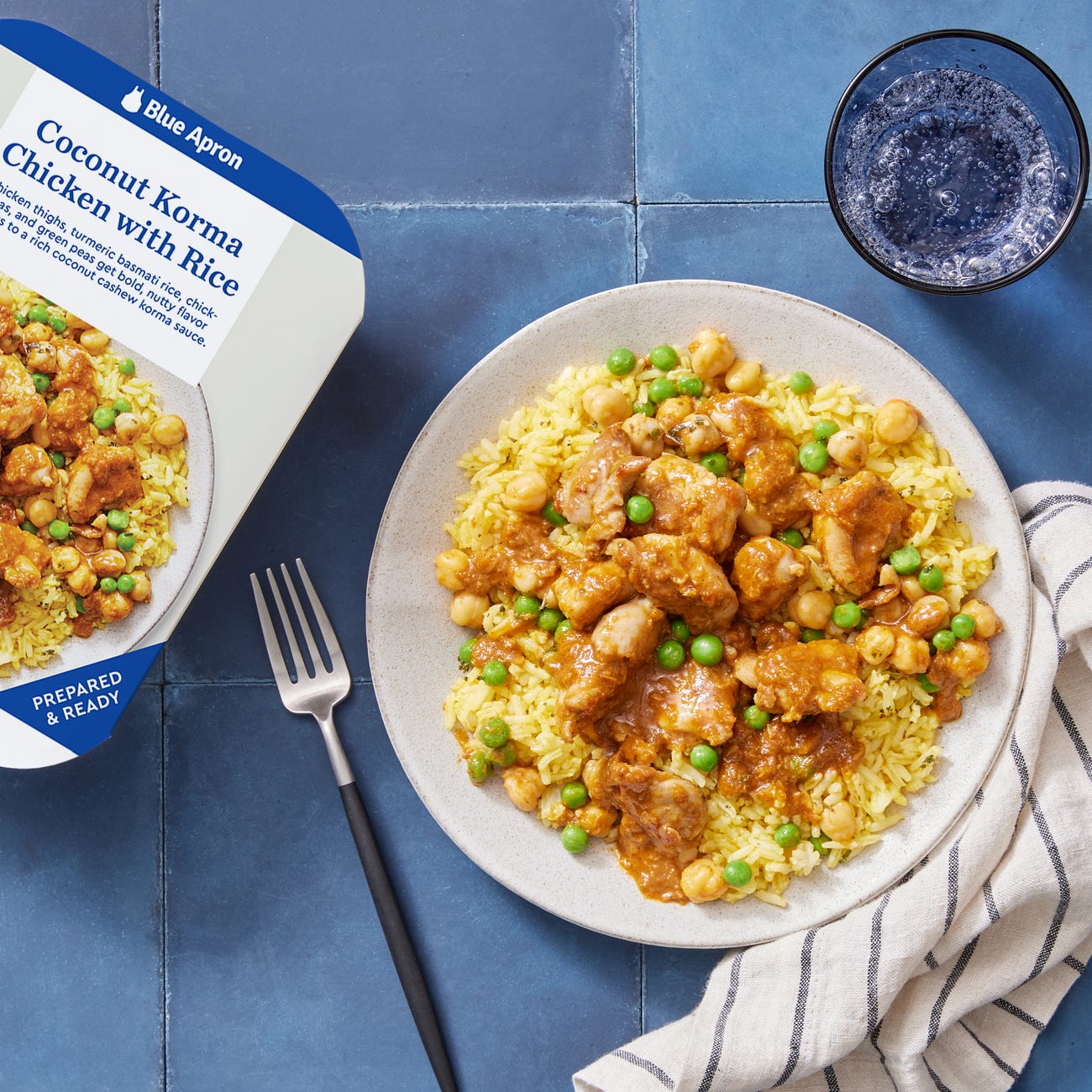 Recipe Coconut Korma Chicken with Rice & Chickpeas Blue Apron