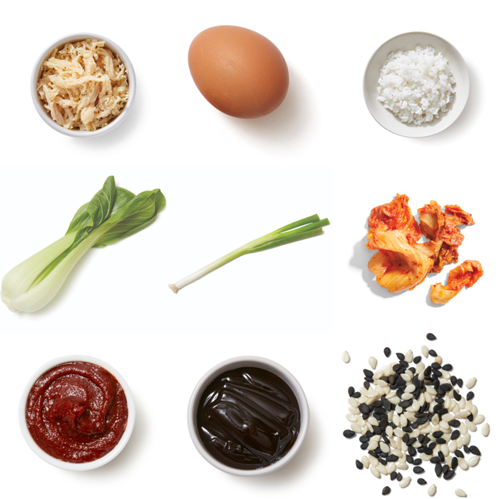 Recipe 15Min Bacon & Kimchi Fried Rice with Eggs, Bok Choy & Pre