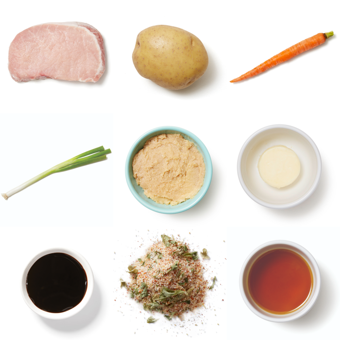 Recipe TamarindHoney Chicken Breasts with Roasted Carrots & Mashed