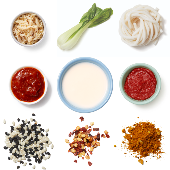 Recipe 15Min Curry Shrimp Udon with Bok Choy & Sesame Seeds Blue Apron