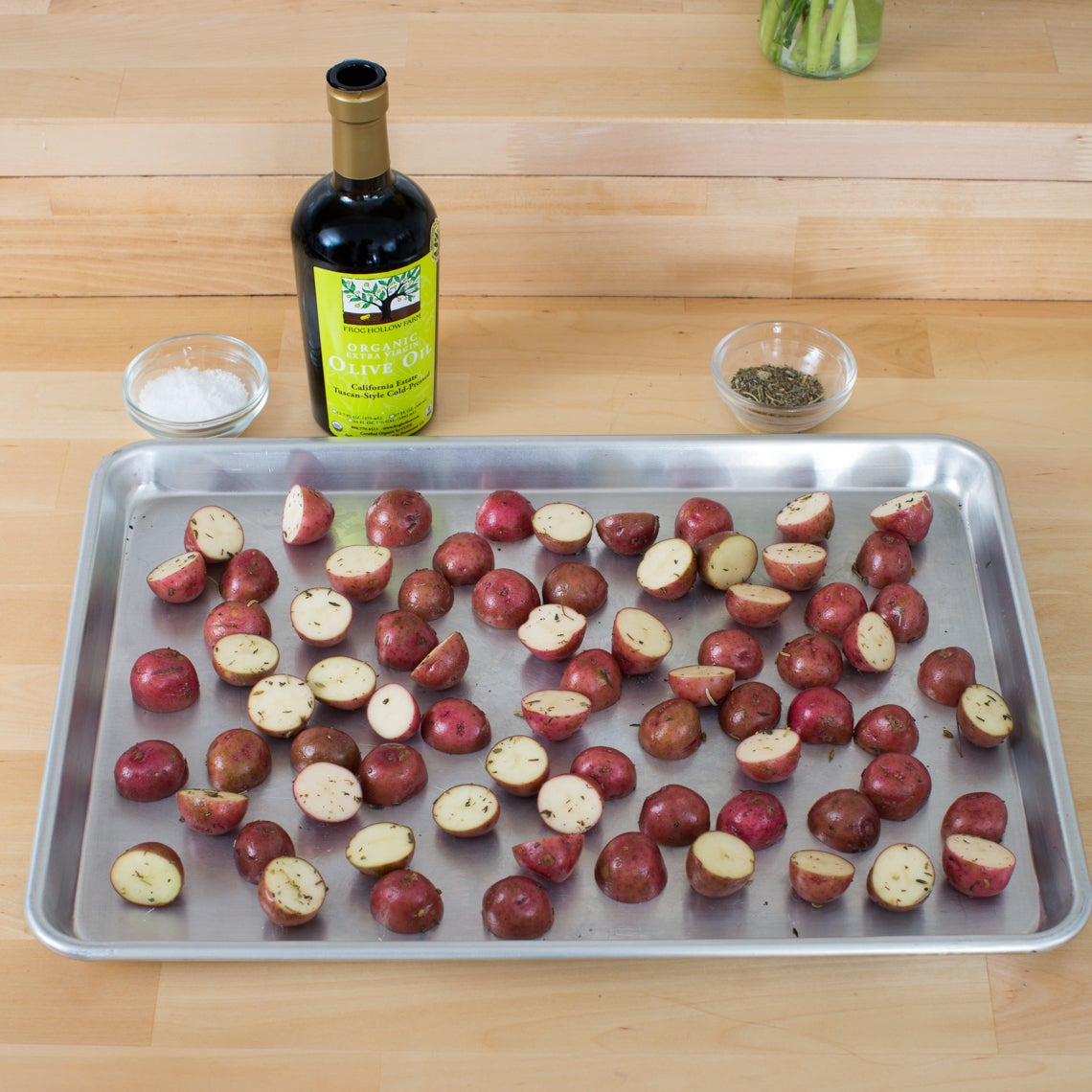 half sheet pan blue apron half sheet dimensions