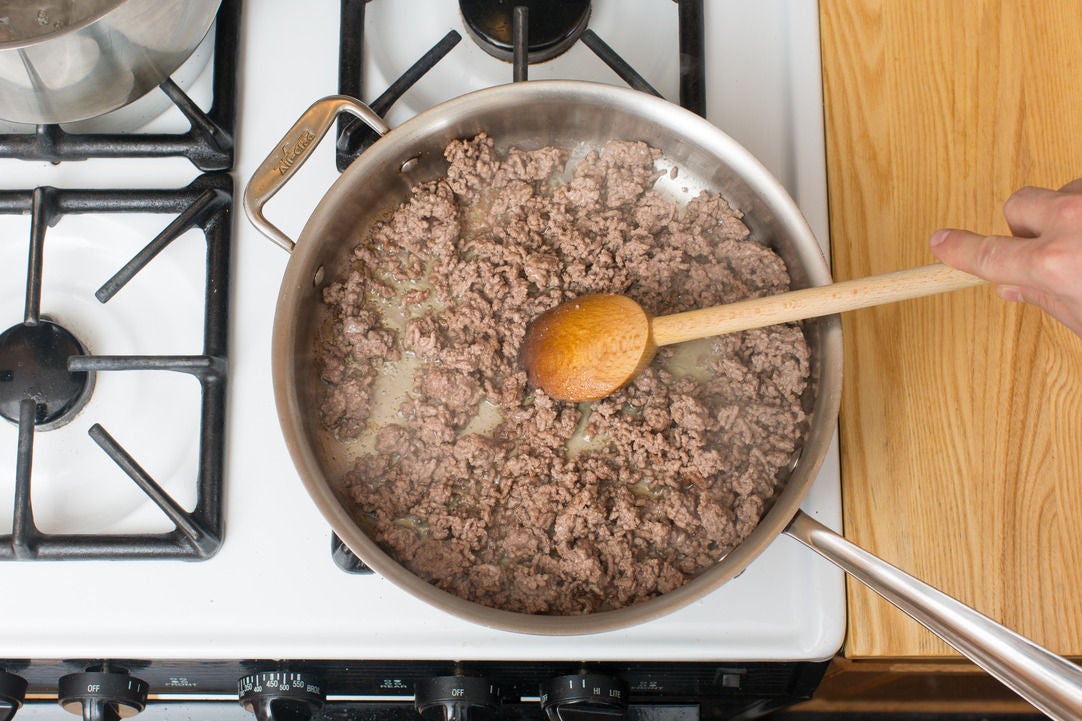 Recipe Mushroom & Beef Stroganoff with Iceberg Lettuce & Radish Salad