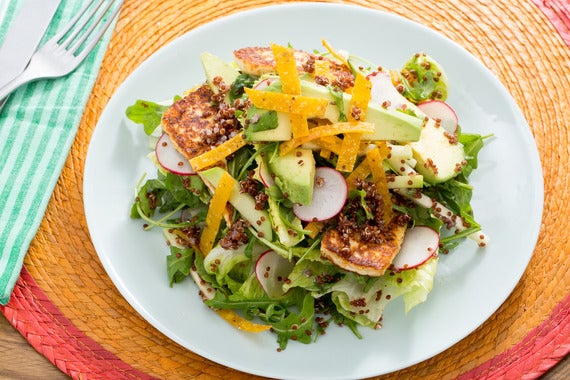 Mexican Chopped Salad with Queso de Freir, Chayote Squash & Citrus Vinaigrette-image