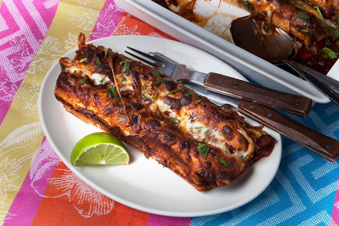 Recipe Chicken Mole Enchiladas Blue Apron