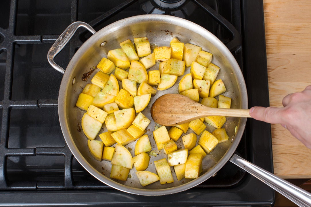 Recipe Summer Vegetable Korean Rice Cakes with Squash, Eggplant & Long