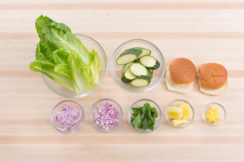 Recipe VadouvanSpiced Lamb Burgers with Crispy Curried Zucchini