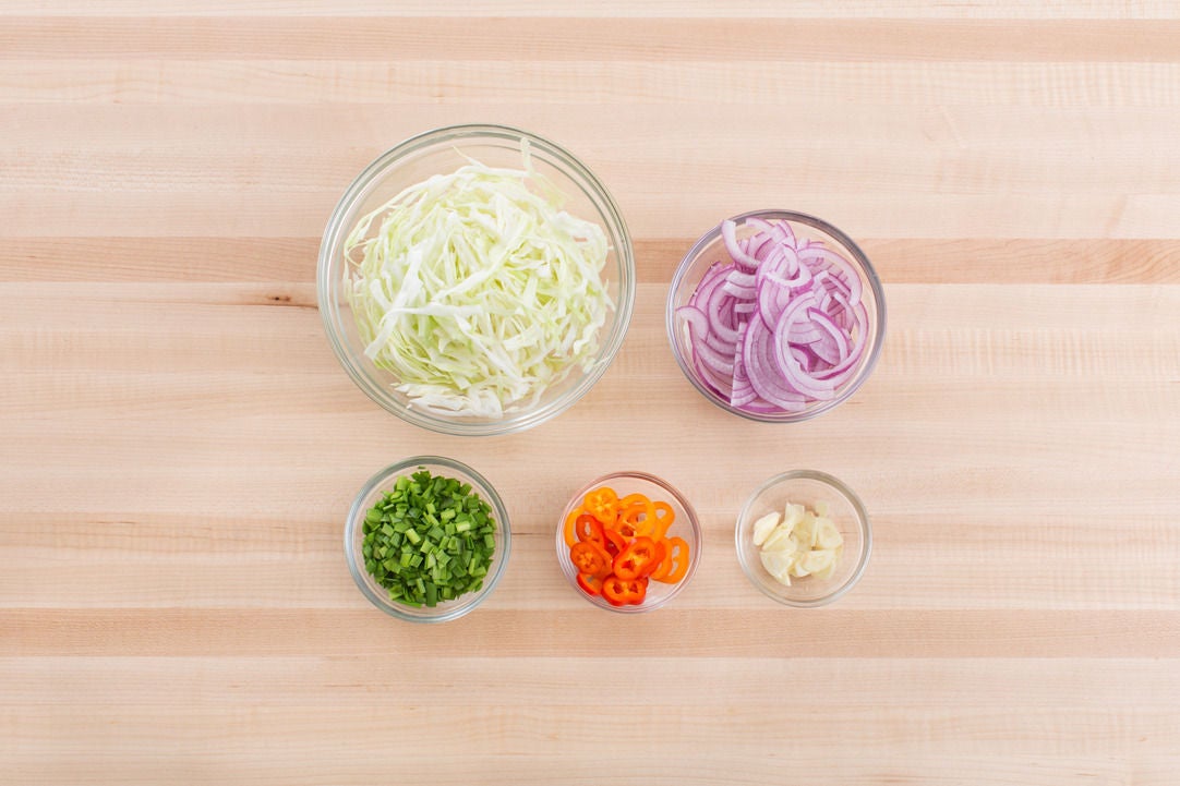 Recipe CuminSichuan Beef & Noodles with Sweet Peppers, Cabbage