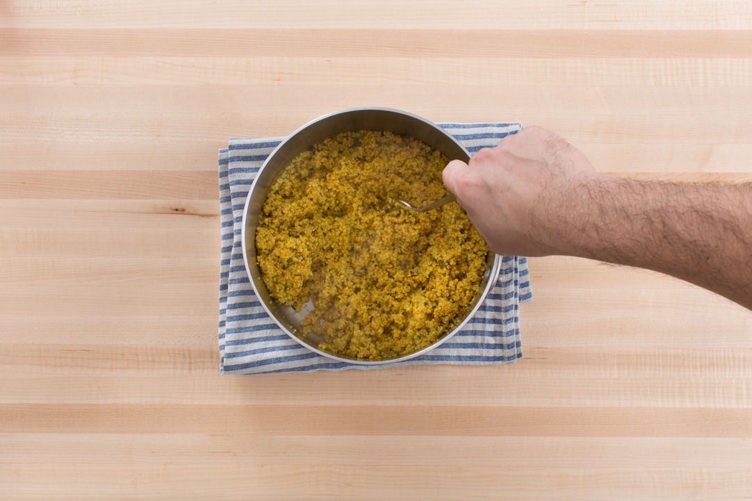 Recipe Spiced Chicken Pitas & Couscous with Carrots, Dates & Cucumber