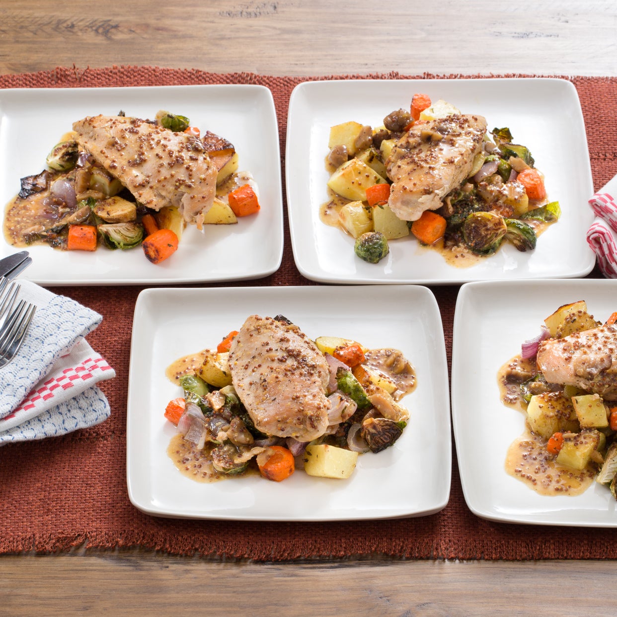 Recipe Apple CiderGlazed Chicken with Roasted Brussels Sprouts