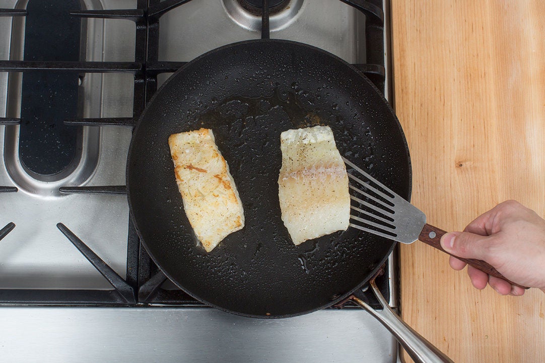 Recipe Cod Kedgeree with Basmati Rice, Eggs & Frizzled Onion Blue Apron
