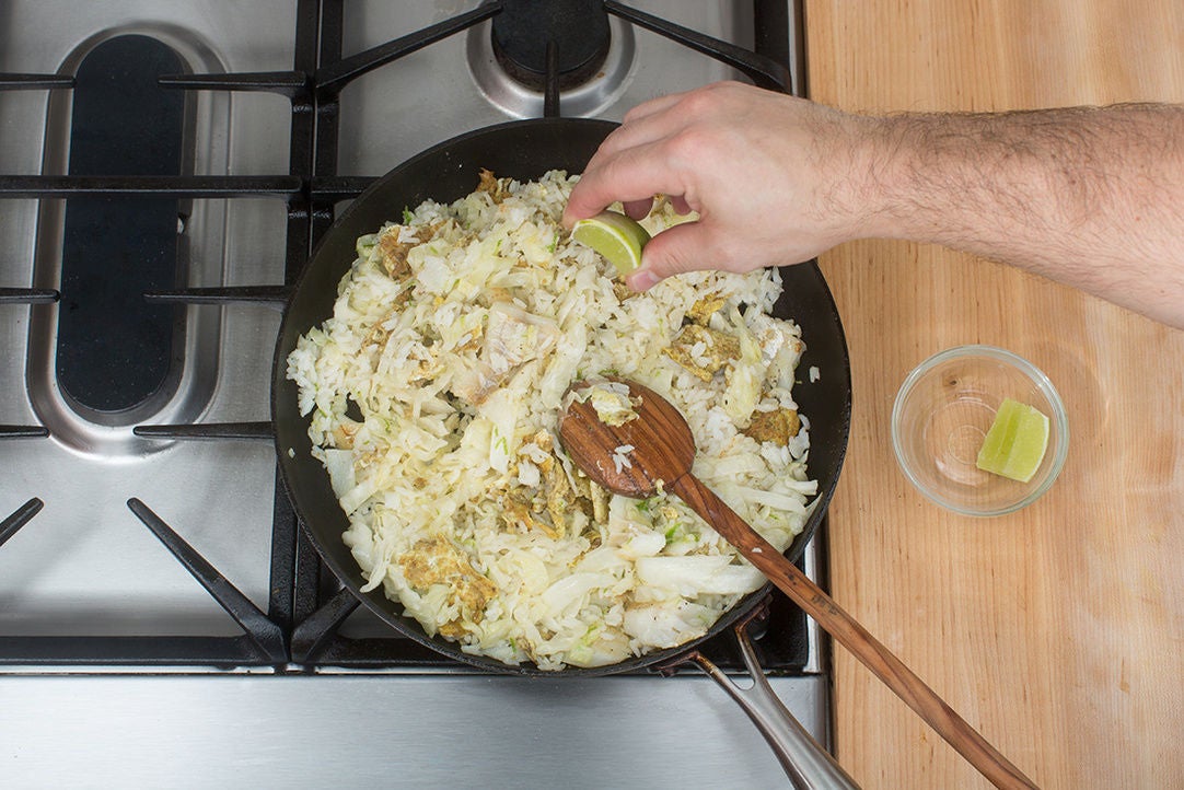 Recipe Cod Kedgeree with Basmati Rice, Eggs & Frizzled Onion Blue Apron