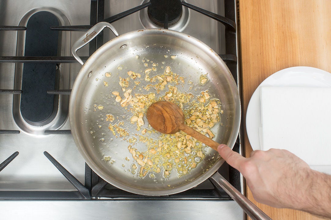 Recipe Grains of ParadiseCrusted Steaks with Mashed Plantain, Collard