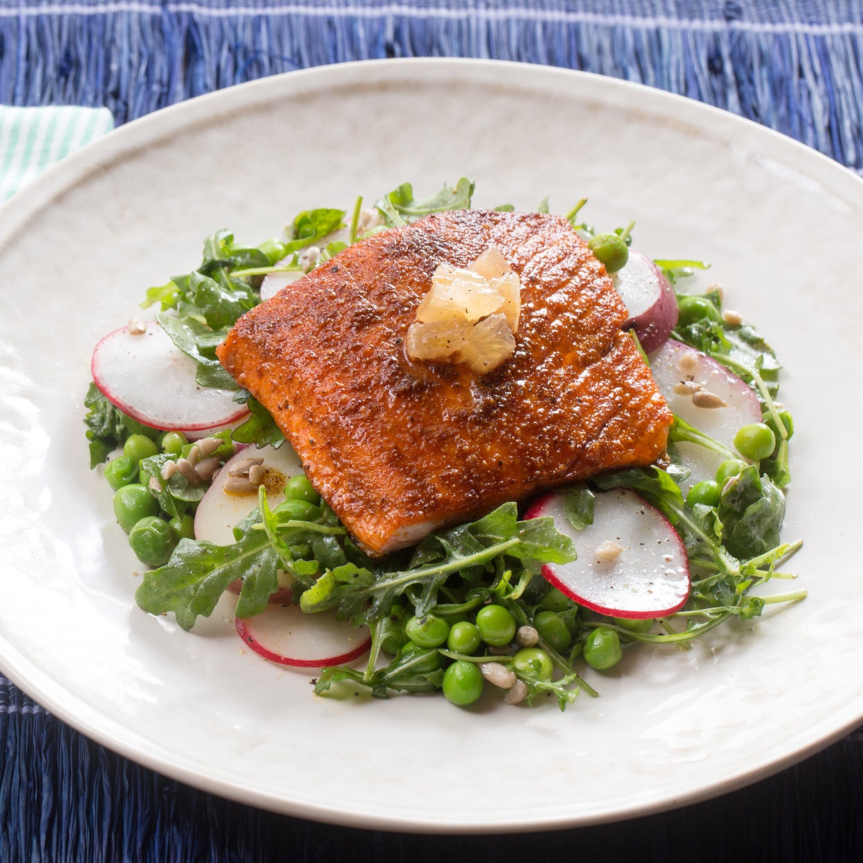 Seared Salmon Salad