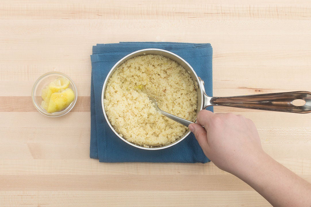 Recipe Spiced Lamb & Beef Tagine with LemonGarlic Couscous & Labneh