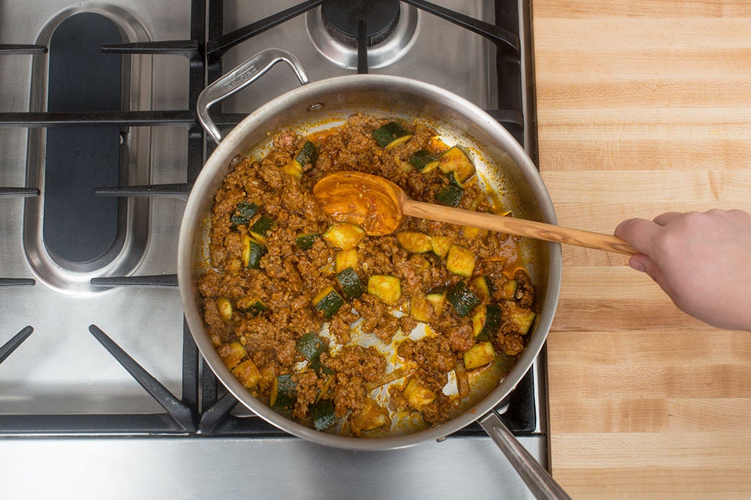 Recipe Spiced Lamb & Beef Tagine with LemonGarlic Couscous & Labneh