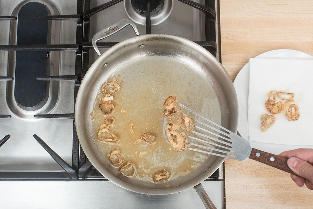 Recipe Cremini & Shiitake Mushroom Pasta with Summer Beans & Crispy
