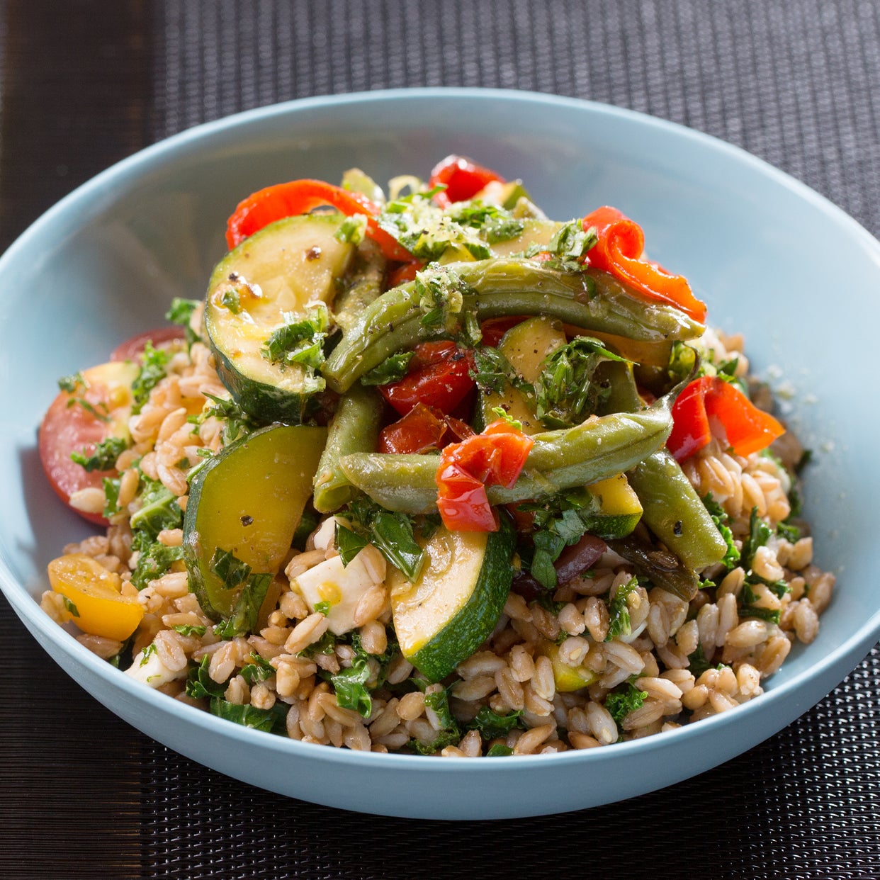 Recipe NeapolitanStyle Stewed Vegetables & Farro with Summer Beans