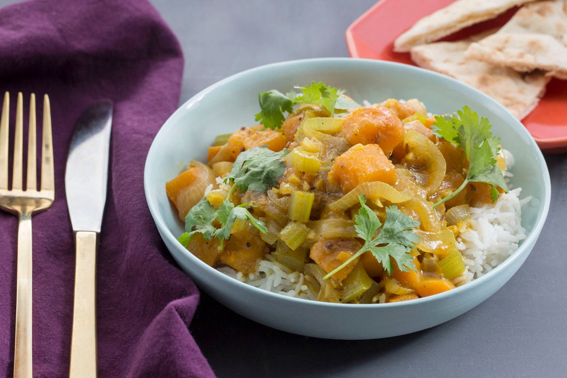 Recipe South Indian Squash Curry with Basmati Rice Blue Apron