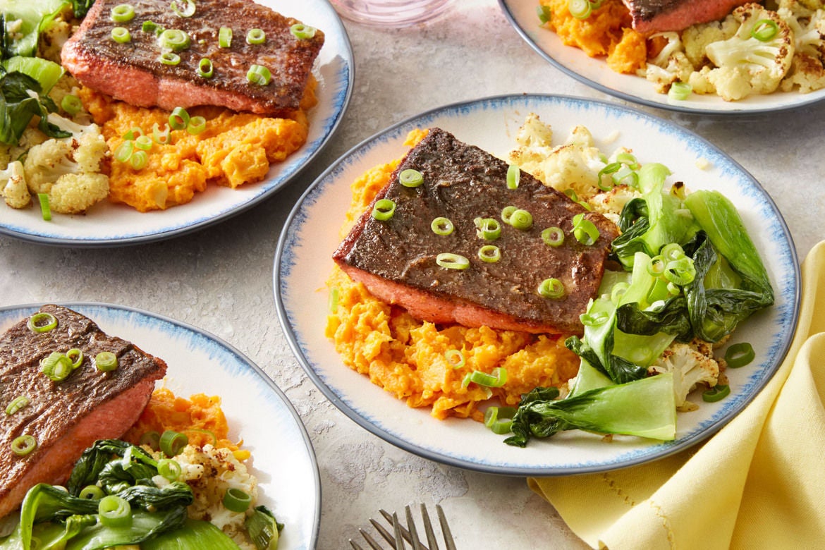 Recipe MasterChef Junior Chinese FiveSpice Salmon with Roasted