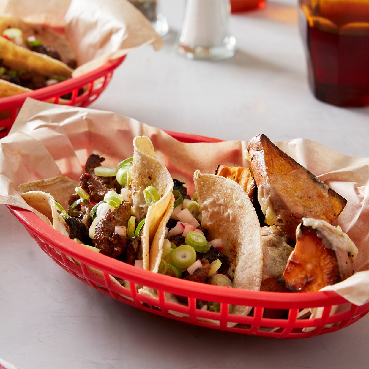 Beef Tacos & Radish Salsa