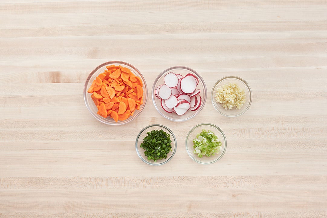 Recipe Tempura Fried Cod with ThaiStyle Vegetable Salad & Jasmine