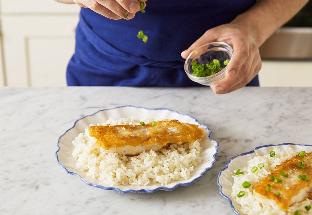 Recipe Tempura Fried Cod with ThaiStyle Vegetable Salad & Jasmine Rice Blue Apron