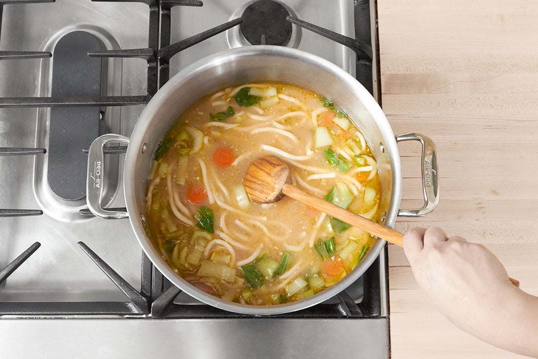 Recipe Udon Noodle Soup with Miso & SoftBoiled Eggs Blue Apron