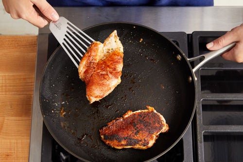 Cook the chicken: