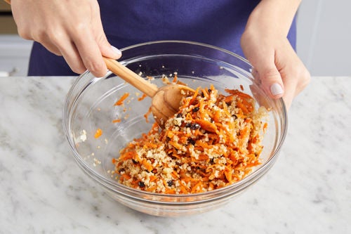 Finish the freekeh & serve your dish: